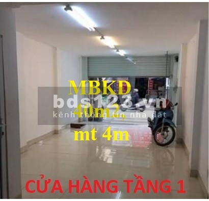 Cho thuê MBKD mặt phố Thuỵ Khuê diện tích sử dụng 40m2, mặt tiền 4m, vị trí ngã 3 đường