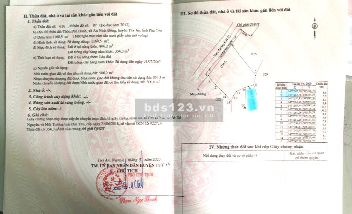 Đất mặt tiền đường chính đi Gành Đá Đĩa chỉ vài trăm mét view biển cực đẹp