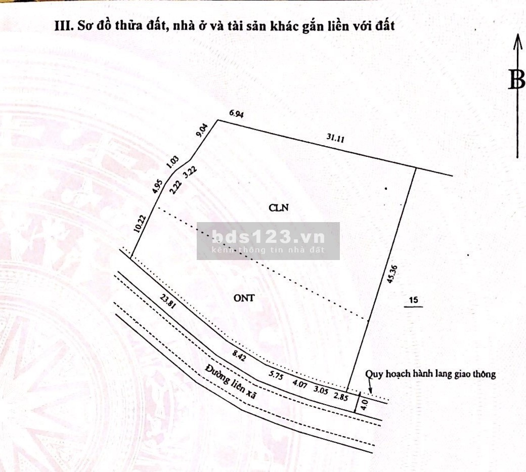 Chính chủ bán đất Cao Phong, diện tích 1.668m² sổ sẵn chính chủ