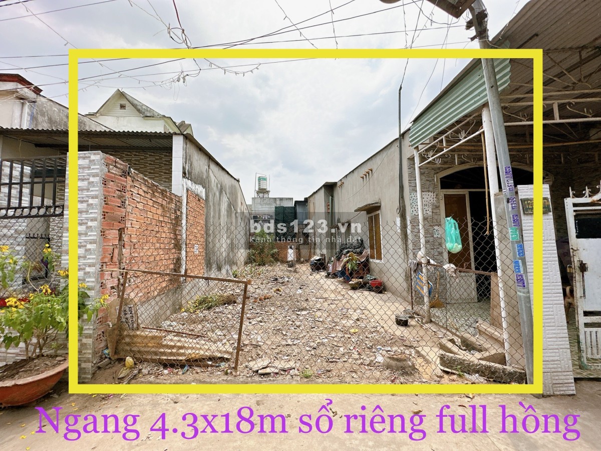 Bán lô đất sổ riêng gần đền thánh martin, chợ Thánh Tâm, phường Tân Hoà Biên Hoà