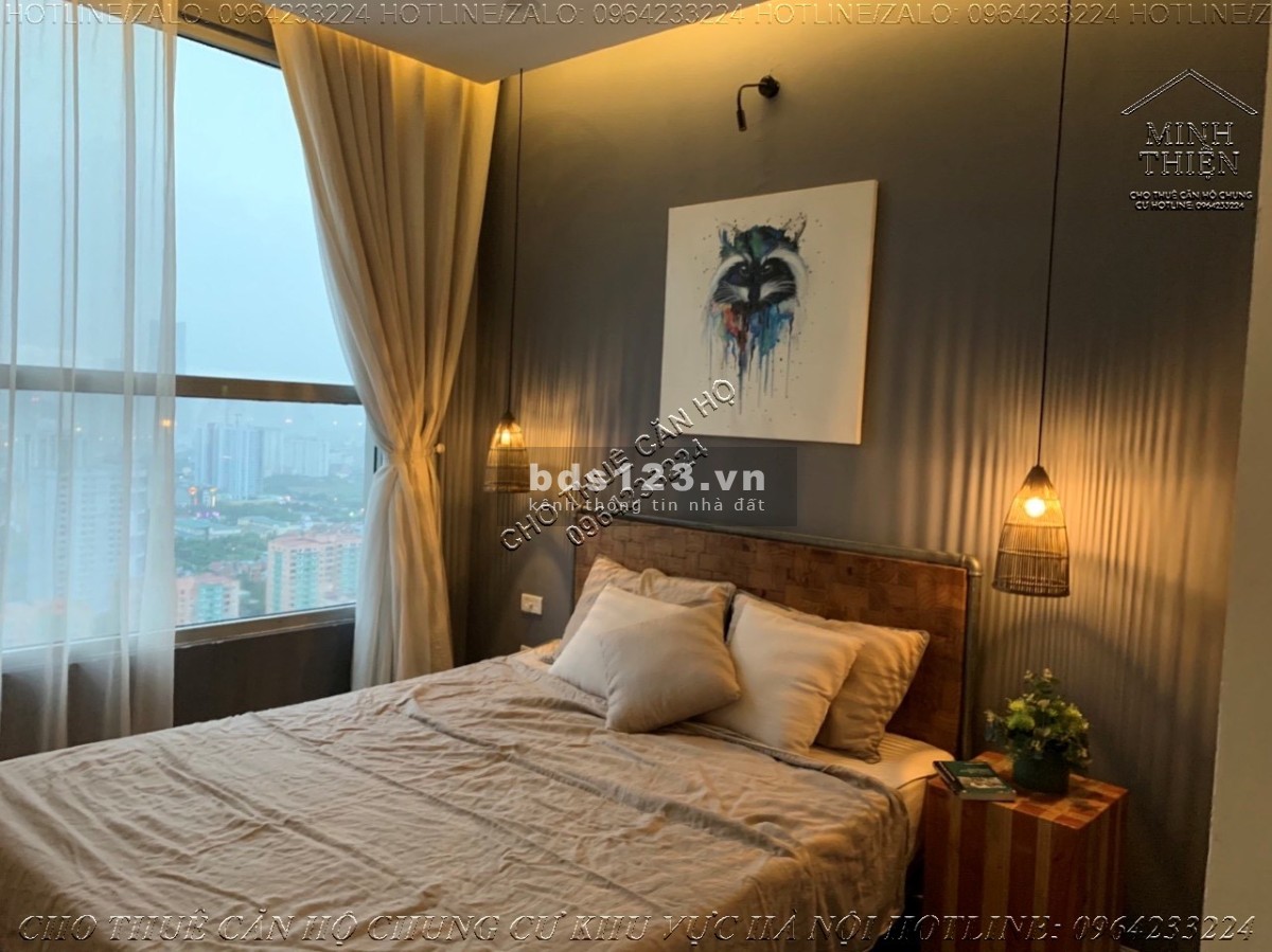 Cho thuê căn hộ 2 ngủ tại Vinhomes Gardenia Hàm Nghi full nội thất cao cấp giá thuê thương lượng