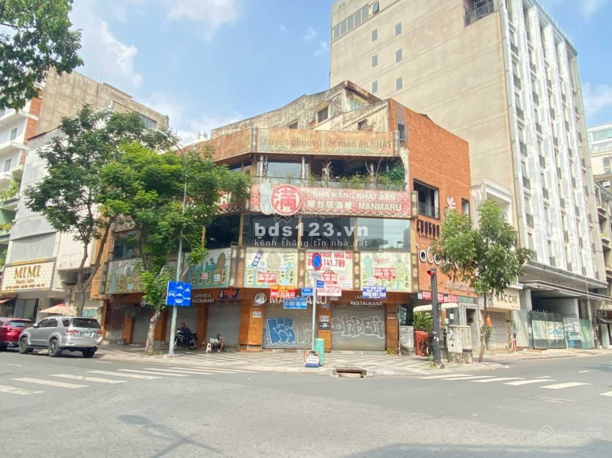 Cho thuê nhà góc 2MT Lý Tự Trọng, Trương Định, Q.1. DT 25*20m, 3 Lầu. gọi trước 30 phút. 0911989098