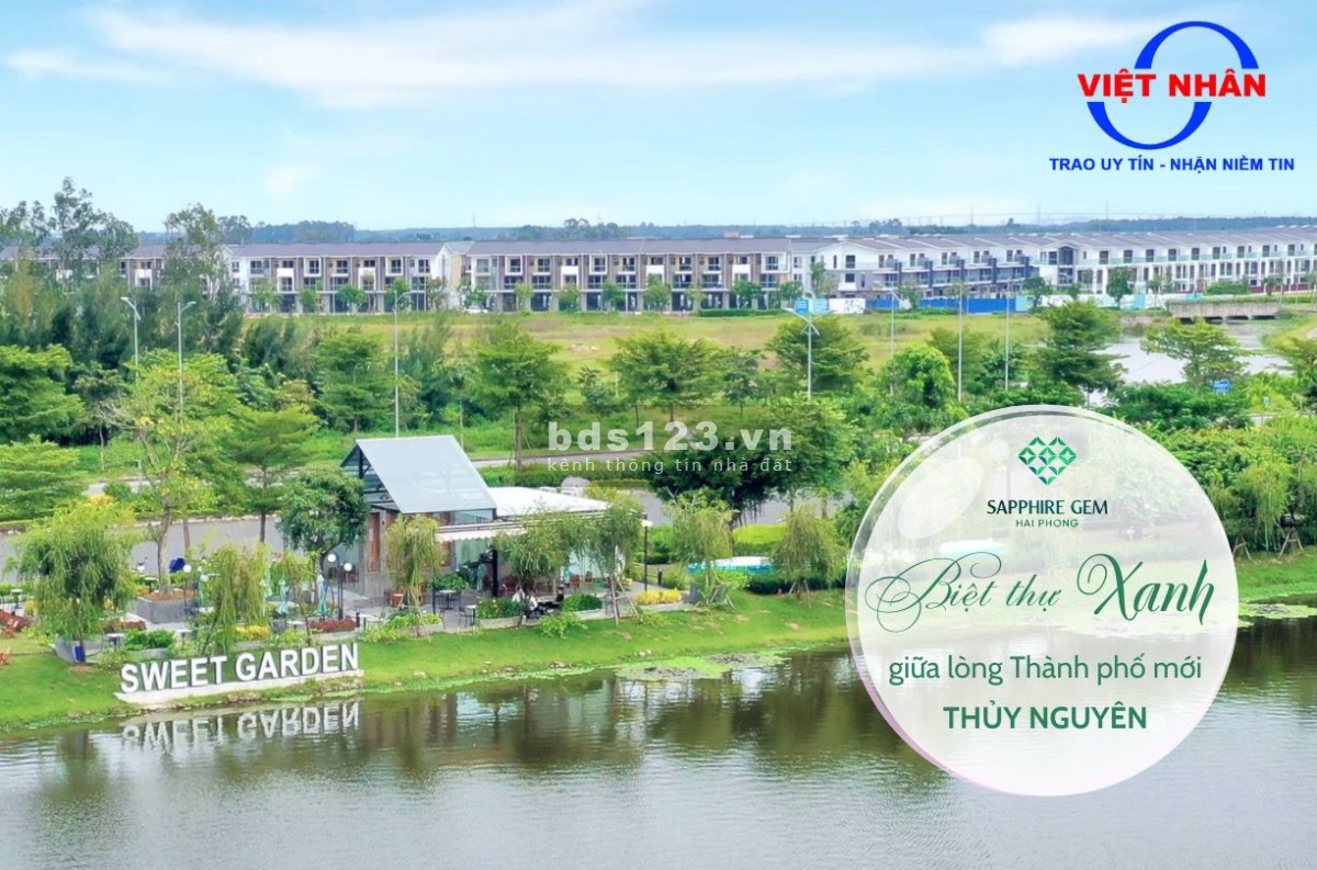 Bán biệt thự đơn lập vườn 331m2 Sapphire Gem. Vị trí kim cương - Xứng tầm thượng lưu. Giá 45tr/1m2