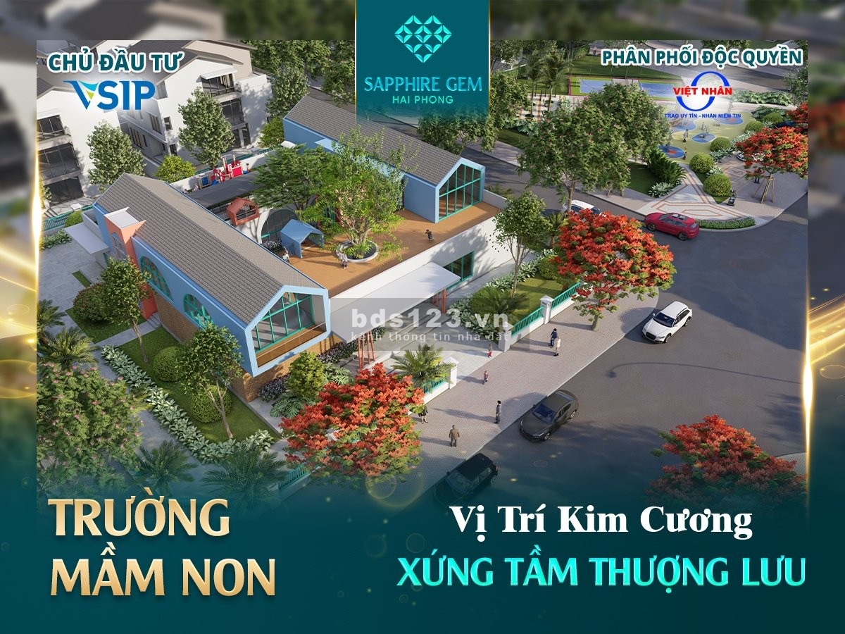 Bán biệt thự đơn lập vườn 331m2 Sapphire Gem. Vị trí kim cương - Xứng tầm thượng lưu. Giá 45tr/1m2