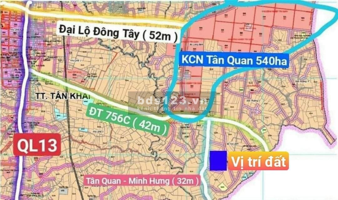 Bán gấp lô đất thổ cư giá ngộp giá cắt lỗ gần khu công nghiệp