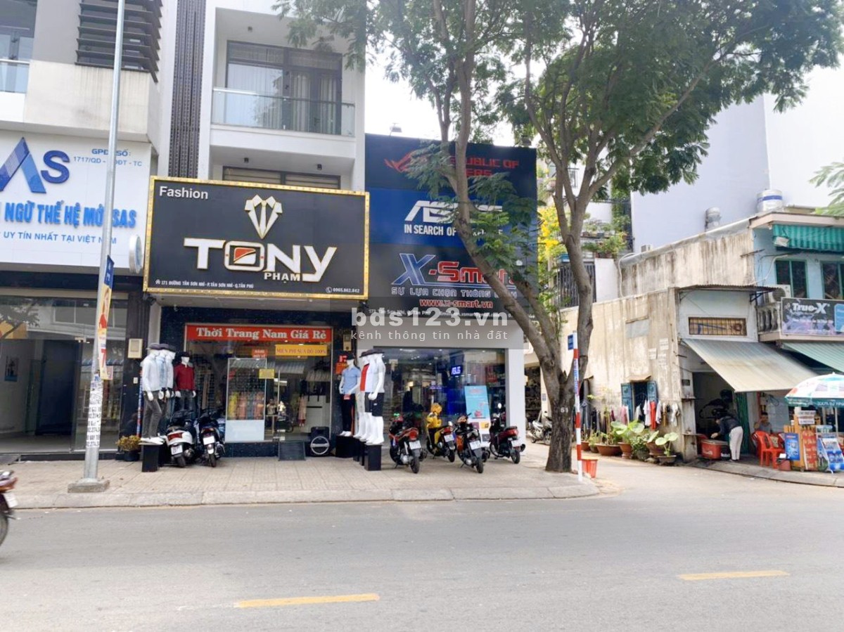 Bán Nhà Góc 2 Mặt Tiền Kinh Doanh Tân Sơn Nhì, Quận Tân Phú. Dt 4,4x18m 15 Tỷ