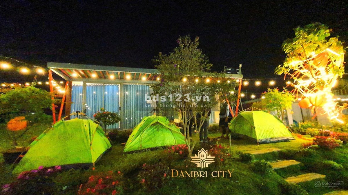 Bán đất tặng nhà khu nghỉ dưỡng Dambri City – TP Bảo Lộc ,đang vận hành cho thuê 800- 1.2 tr/đêm