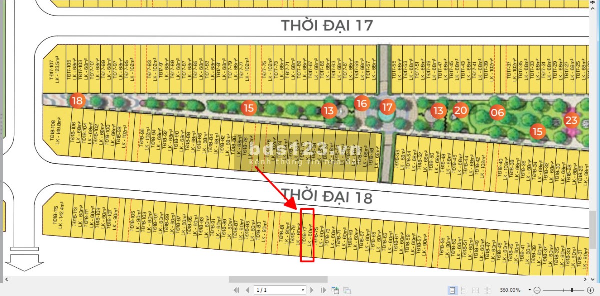 Bán liền kề dãy Thời Đại 18 giá tốt nhất Vinhomes Ocean Park 3- The Crown giá 6,3 tỷ