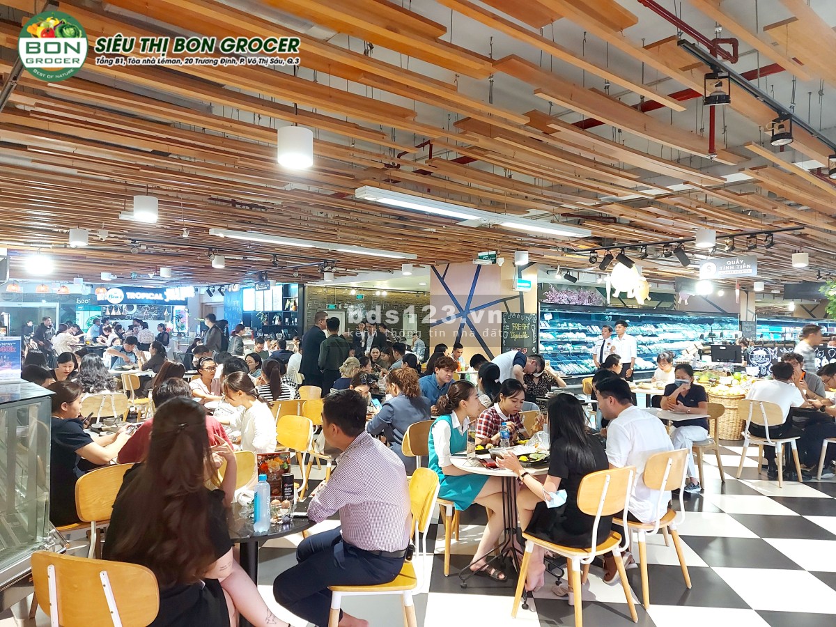 Cho thuê quầy ẩm thực khu foodcourt tại siêu thị Bon Grocer - Vị trí trung tâm quận 3