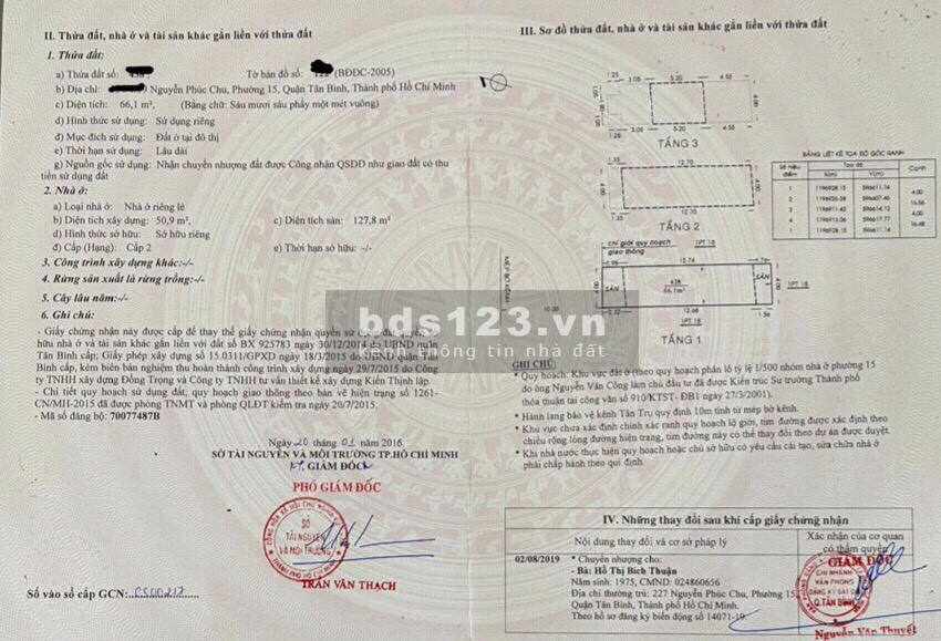 Bán nhà 154/4 Nguyễn Phúc Chu, P15, Tân Bình