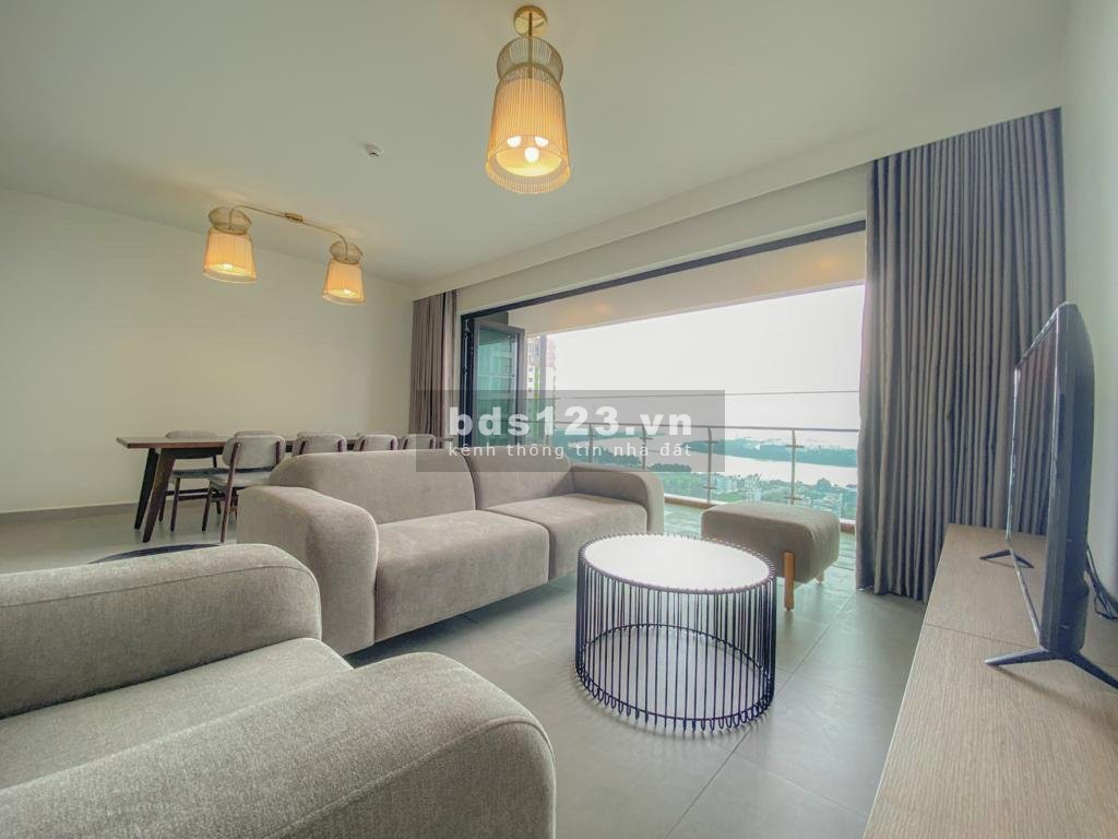 Cho thuê căn hộ Feliz En Vista 220m2 5PN + 1 Tháp D view trực diện sông-72 triệu 4PN Full-50 triệu