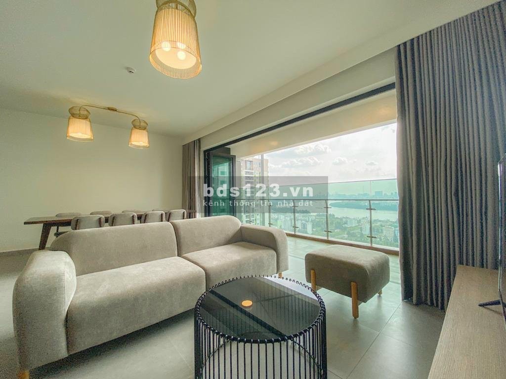 Cho thuê căn hộ Feliz En Vista 220m2 5PN + 1 Tháp D view trực diện sông-72 triệu 4PN Full-50 triệu