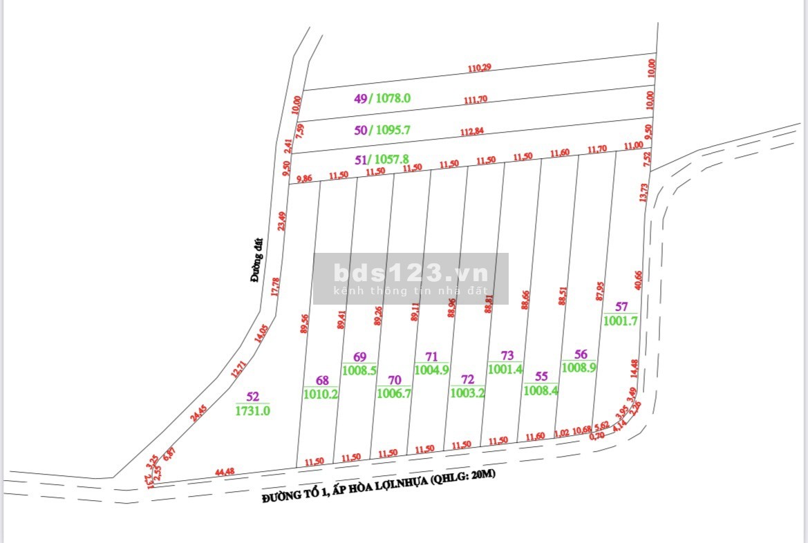 Cần bán lô đất 1000m, vi trí đẹp, sổ hồng riêng, cách QL22B 12km