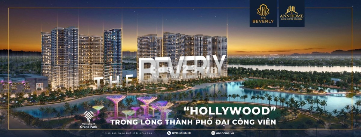 Bán căn hộ The Beverly Gand Park chỉ 1 tỷ 6 căn 35m2 cực đẹp 0917.842.936