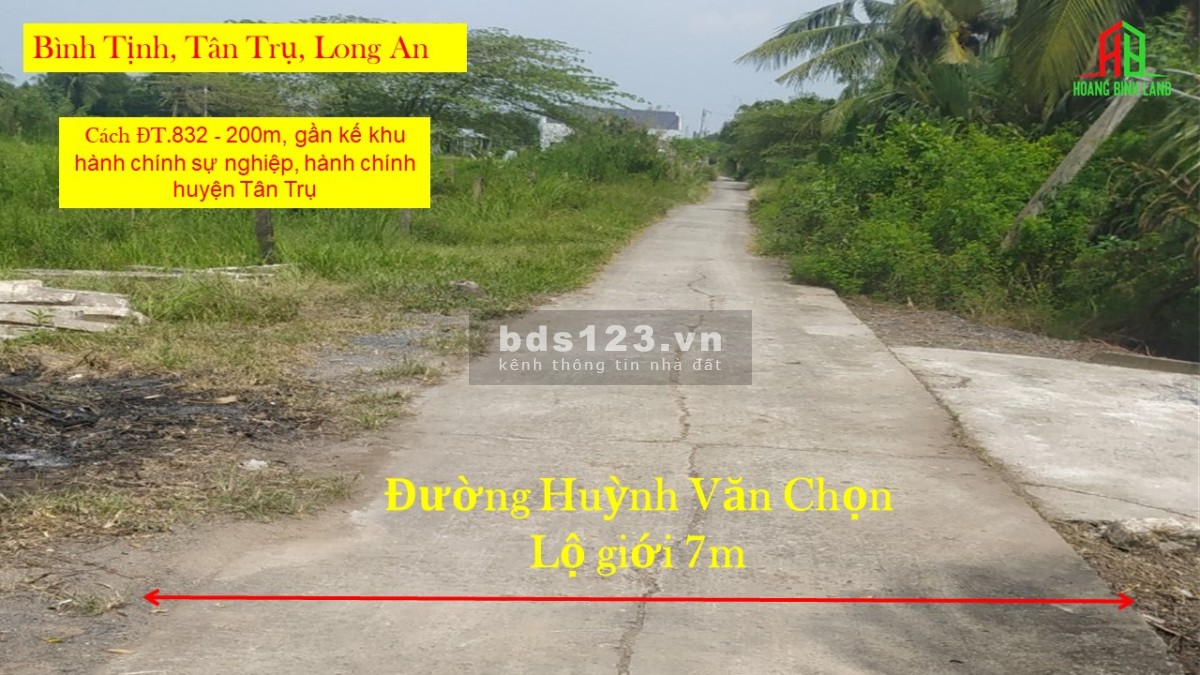 Bán đất thổ cư mặt tiền đường 7M khu hành chính sự nghiệp, giá chỉ 850 triệu