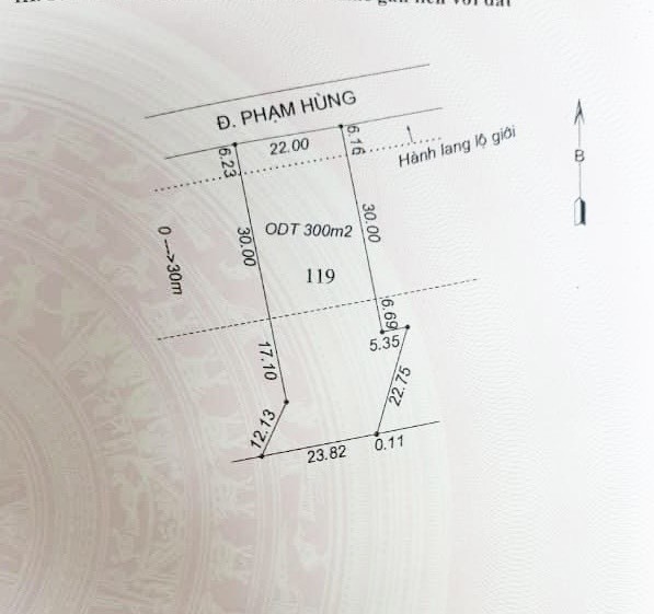 4.6 triệu/m2 -Bán khu đất nền đường Phạm Hùng, Phường 8, Thành Phố Sóc Trăng