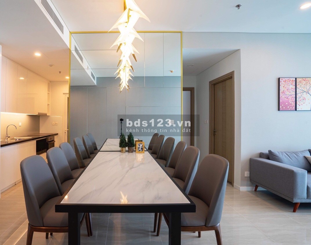 Cho Thuê Căn Hộ Sadora - Full Nội Thất - View Sông - Tầng Cao