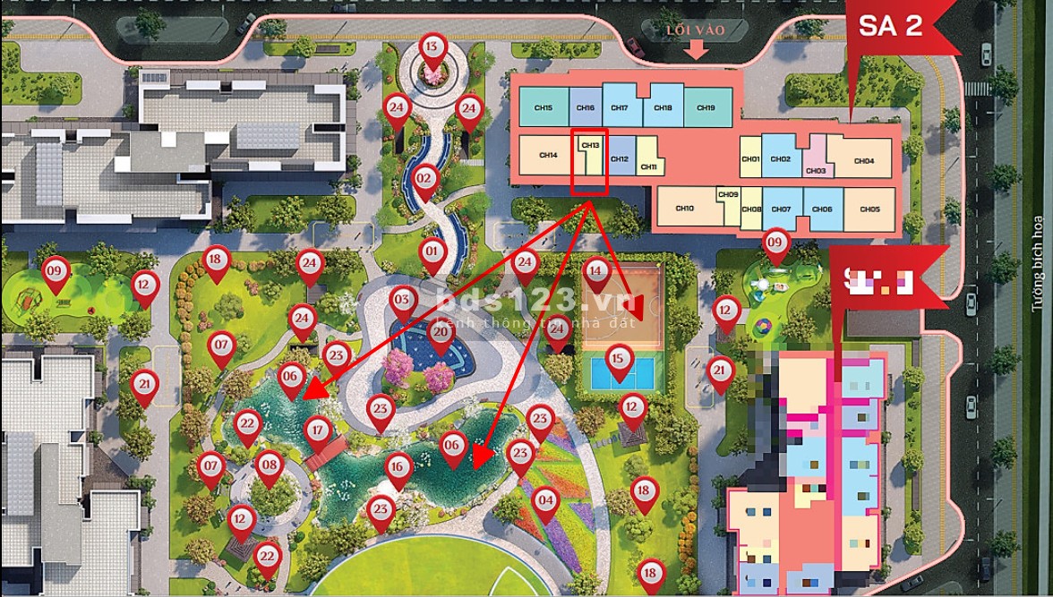 Bán căn hộ 1N+1 DT 46m² tầng 2 tòa SA2 nội khu Vinhomes Smart City giá 2 tỷ