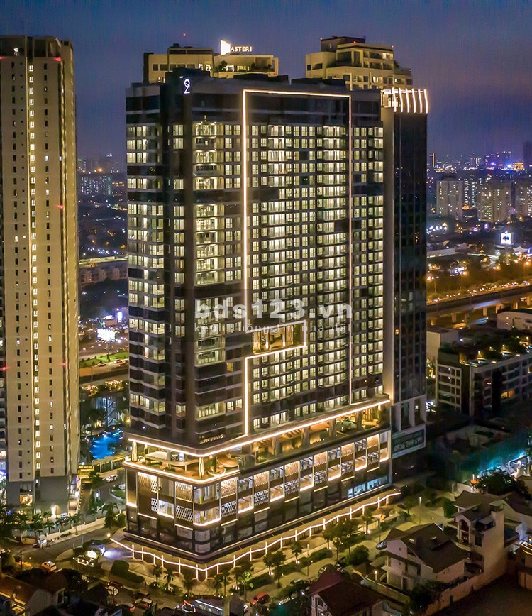 Q2 Thảo Điền, thuê căn hộ 1 phòng ngủ, 51m2, nội thất đầy đủ, tầng 16, căn tầm nhìn thoáng