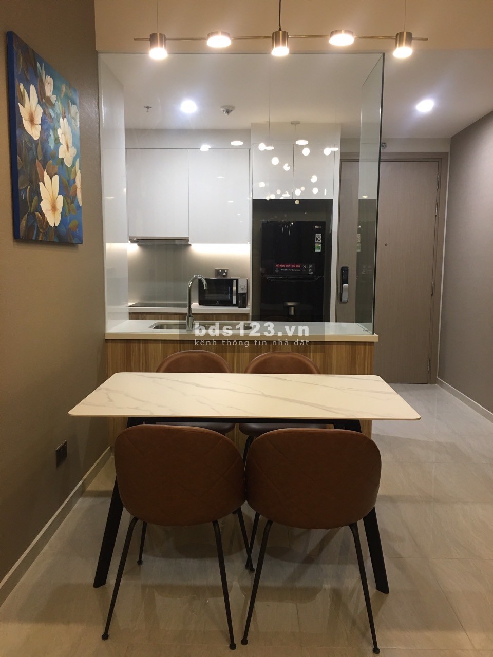 Q2 Thảo Điền, thuê căn hộ 1 phòng ngủ, 51m2, nội thất đầy đủ, tầng 16, căn tầm nhìn thoáng