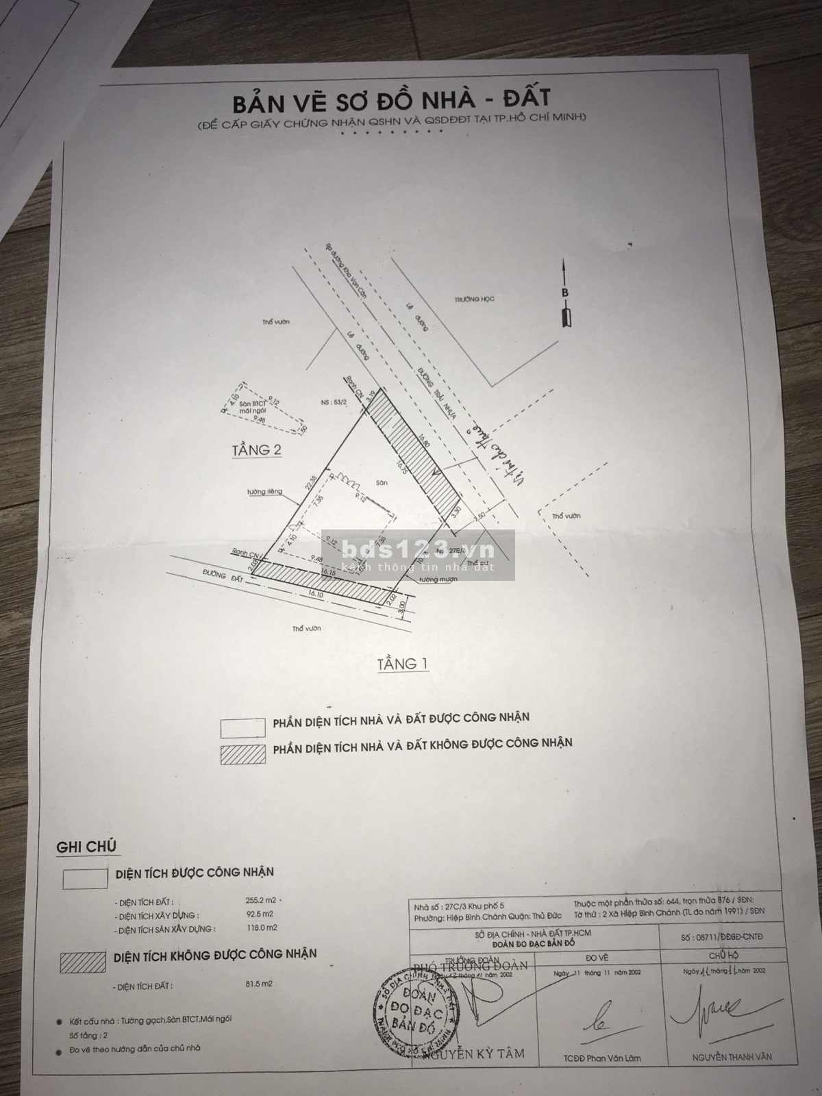 Bán đất 2 Mặt Tiền có nhà đang cho thuê ở P.HBC TP Thủ Đức