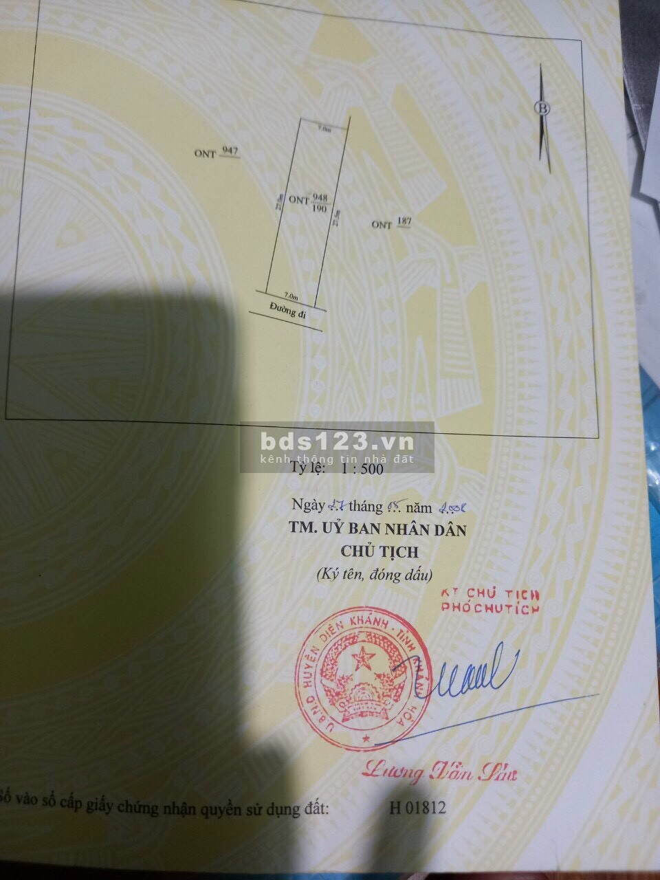 Bán lô đất Diên Phước - H. Diên Khánh