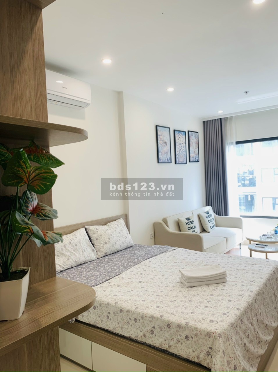 Cho thuê căn Studio, full đồ, Vin Smart City, 7tr/th, 0888516777