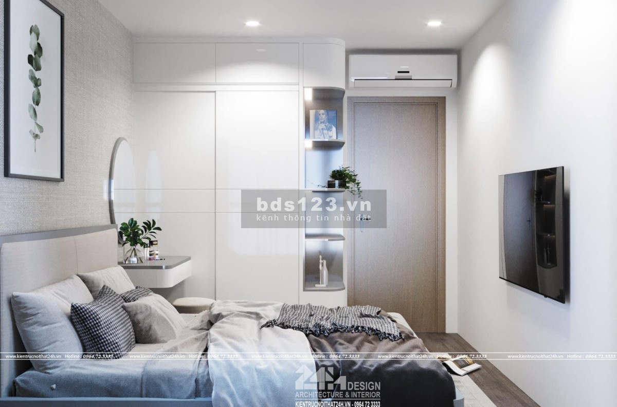 Bán căn 1n + 1vs, 47m, full nội thất, view đẹp, giá 1,28 tỷ tại Vinhomes Ocean Park. 0974878742