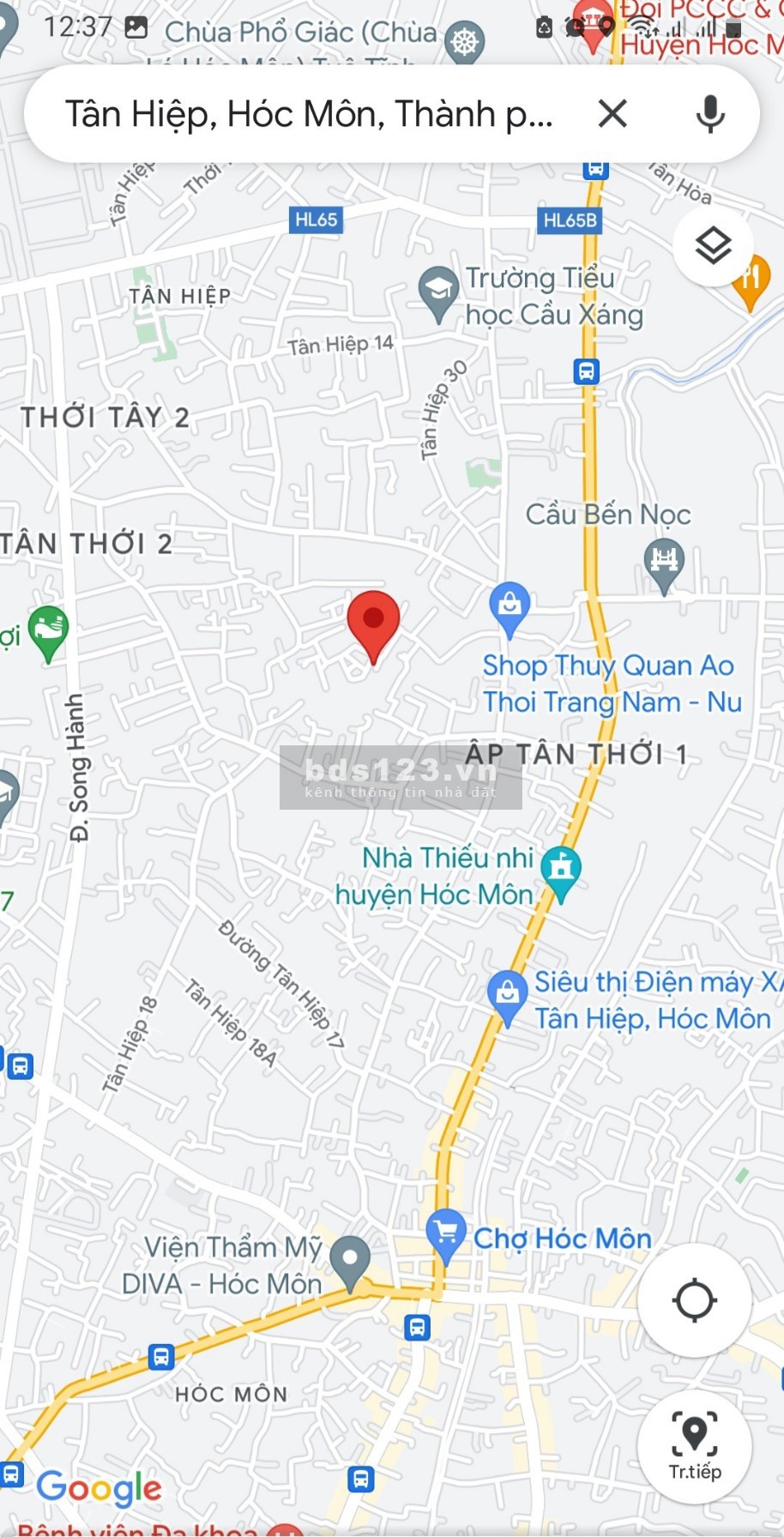Chính chủ cần bán đất khu vực Hóc Môn