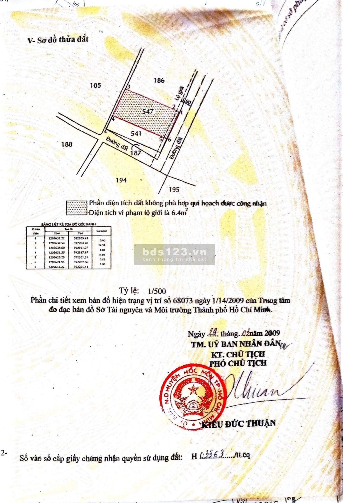 Chính chủ cần bán đất khu vực Hóc Môn
