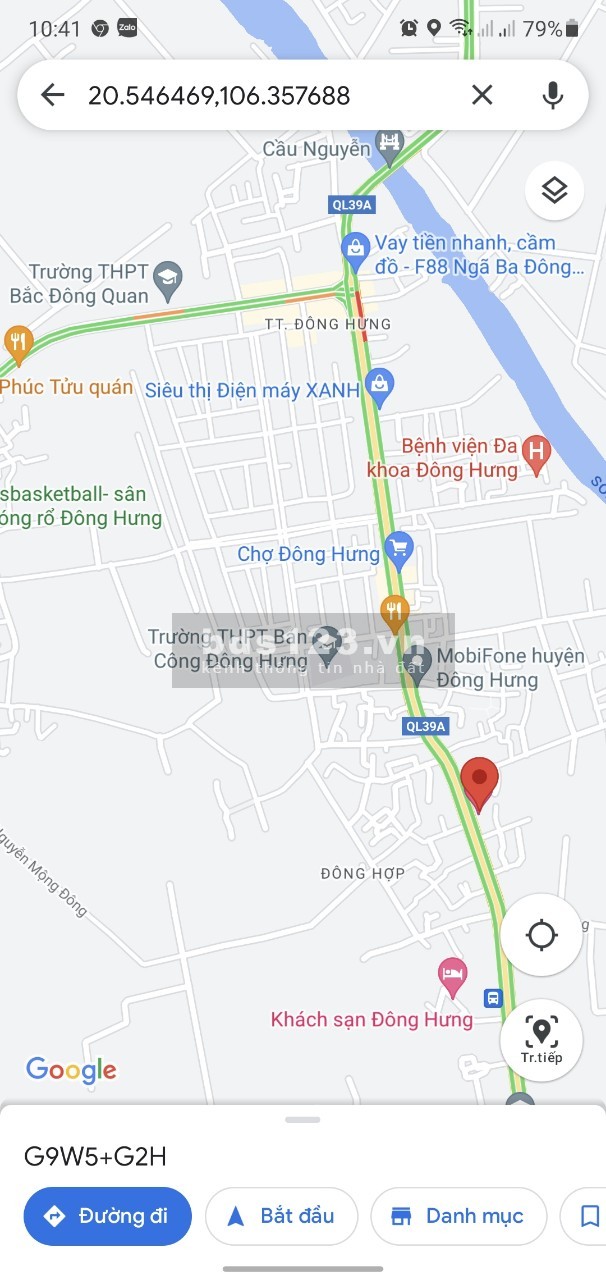 Chính chủ cần bán đất tặng nhà mặt tiền vị trí đẹp tại Thái Bình