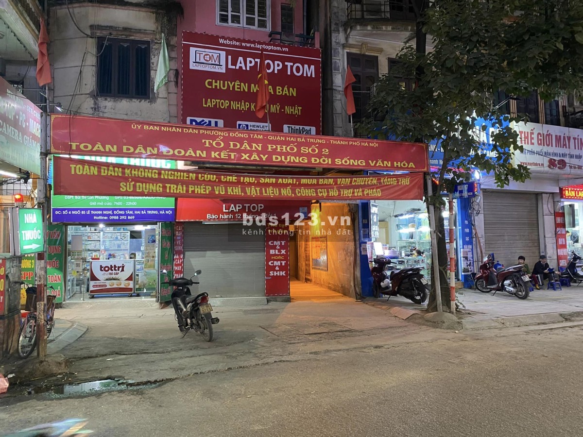 Bán căn nhà Lê Thanh Nghị, p Bách Khoa, lô góc hai thoáng dt 45m2 4 tầng