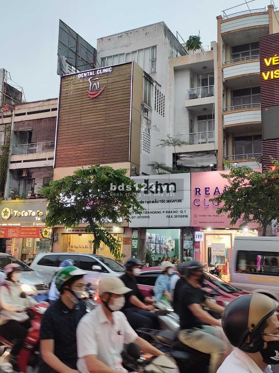 Cho thuê nhà mặt tiền 5 tầng Đinh Tiên Hoàng giá rẻ