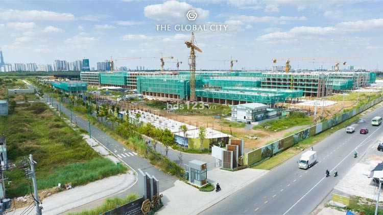 Cập nhật tiến độ xây dựng dự án căn hộ The Global City T3/2023