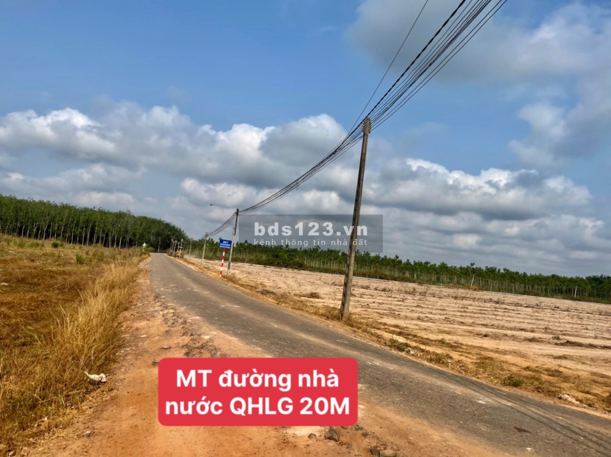 Sổ sẵn 7 nền đất xã hòa hiệp Tân Biên. Đường nhựa thông thoáng nhà nước QH20m SHR