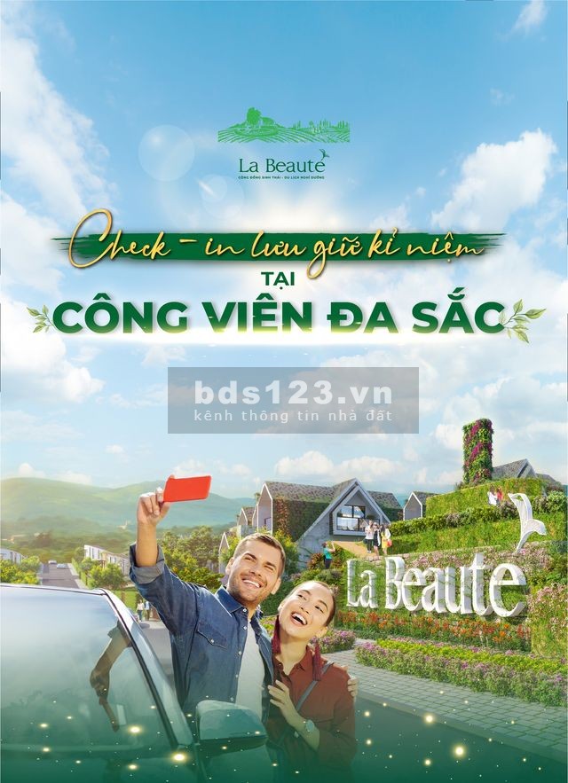 Bán đất làng sinh thái La Beaute, 100% thổ cư, sổ sẵn, ngay tâm điểm du lịch của Bảo Lộc