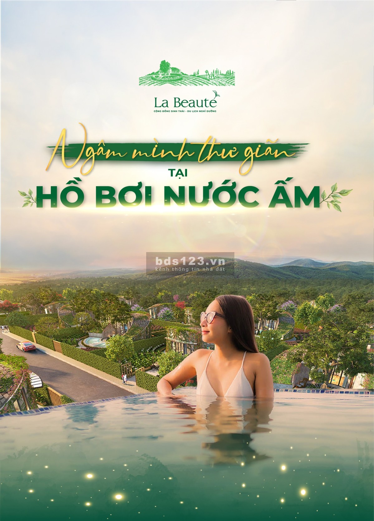 Bán đất làng sinh thái La Beaute, 100% thổ cư, sổ sẵn, ngay tâm điểm du lịch của Bảo Lộc