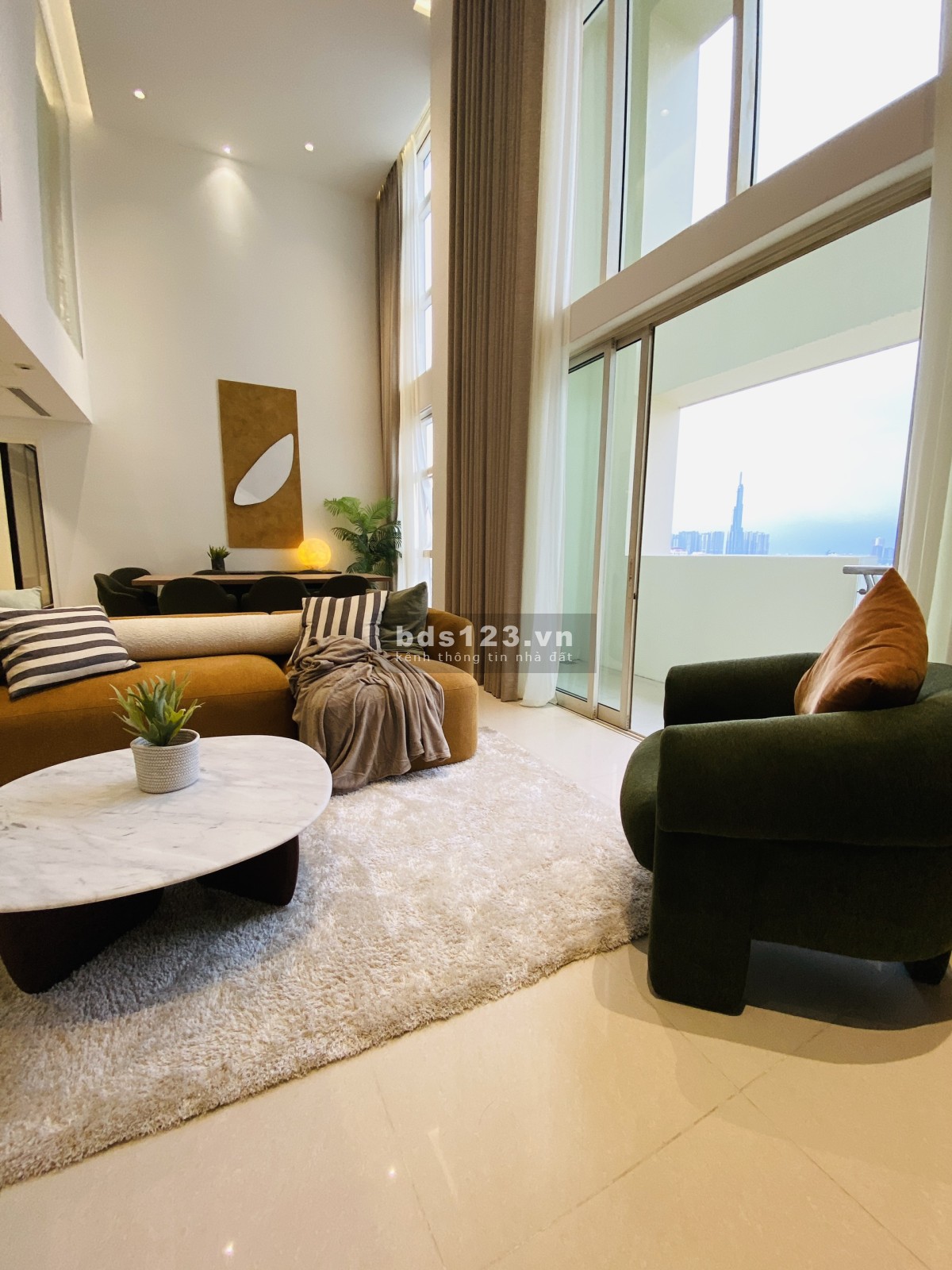 Cho thuê căn hộ Duplex Penthouse 4 phòng ngủ tại The Estella - View Landmark 81