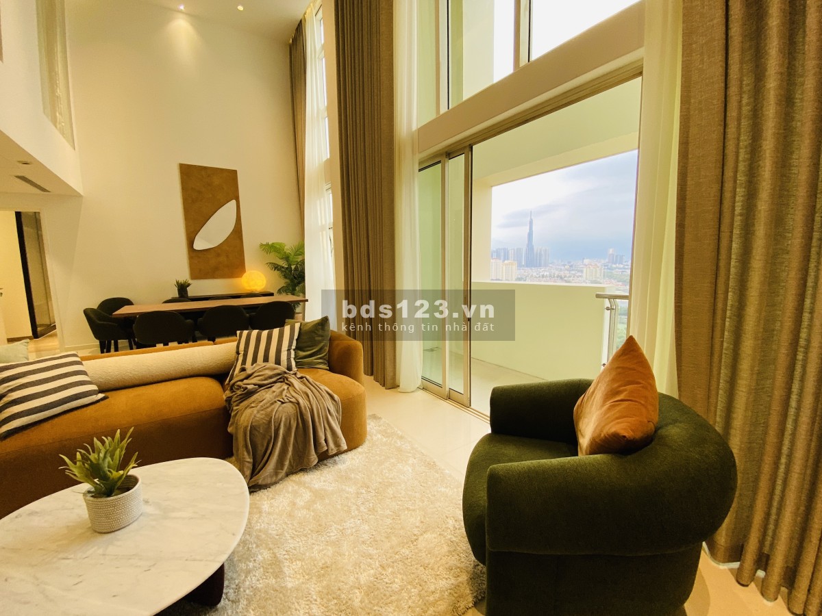 Cho thuê căn hộ Duplex Penthouse 4 phòng ngủ tại The Estella - View Landmark 81