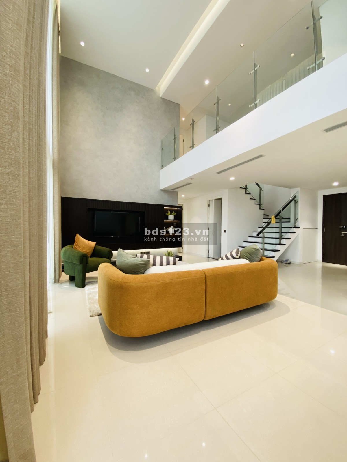 Cho thuê căn hộ Duplex Penthouse 4 phòng ngủ tại The Estella - View Landmark 81