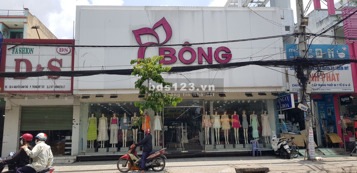 Bán nhà mặt tiền Nguyễn Ảnh Thủ, Trung Mỹ Tây, 4m x 19m, hậu 8.5m, 15 tỷ