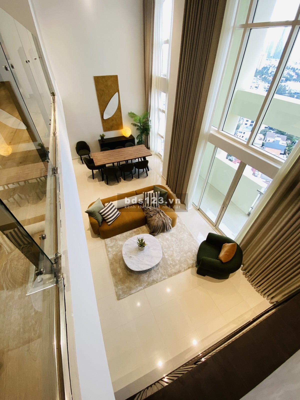 Cho thuê căn hộ Duplex Penthouse 4 phòng ngủ tại The Estella - View Landmark 81