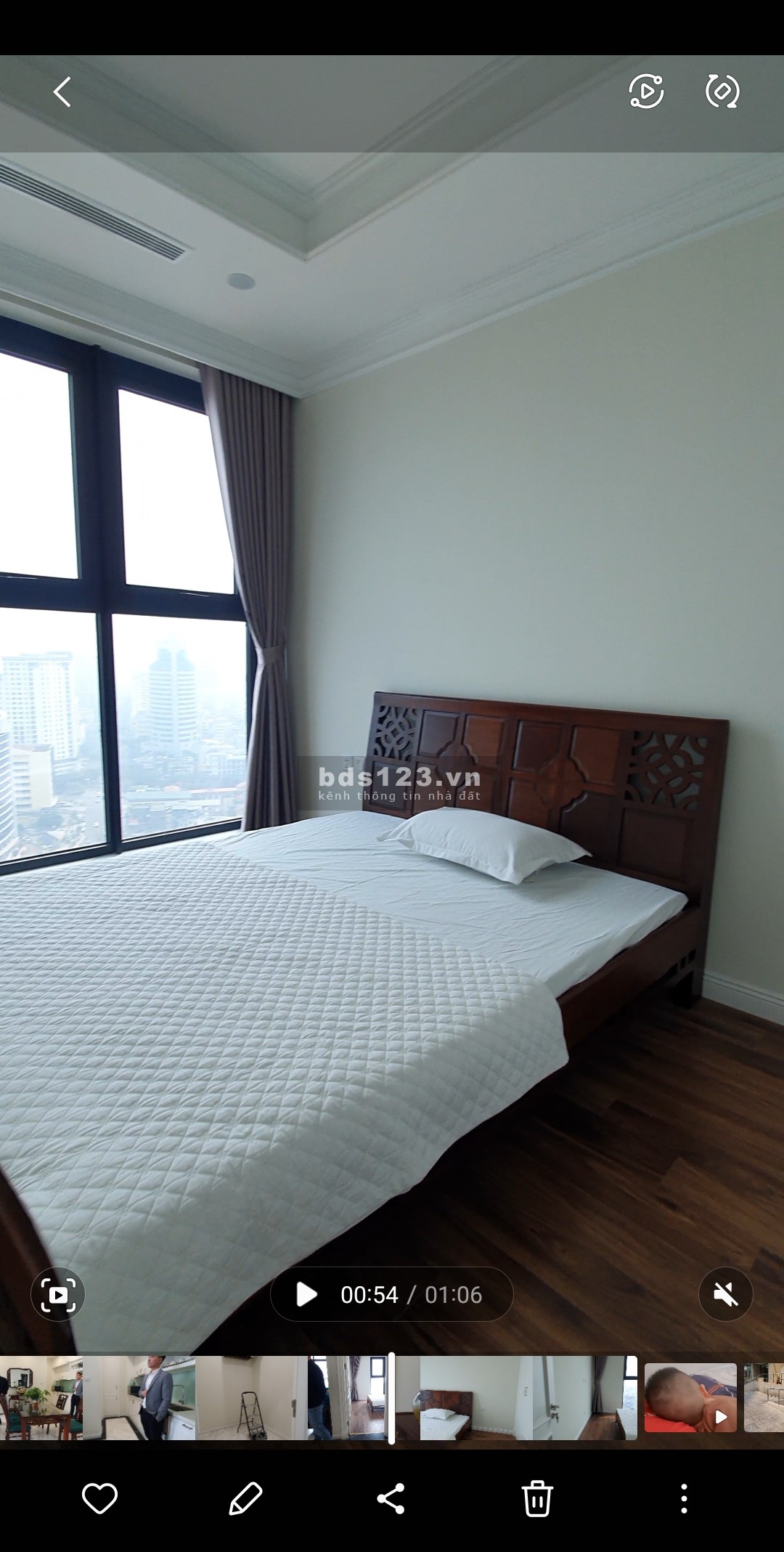 Cho thuê căn hộ 2,5 PN 86m2 tại Hateco Laroma - ban công Đông Nam - giá thuê 26 triệu/tháng