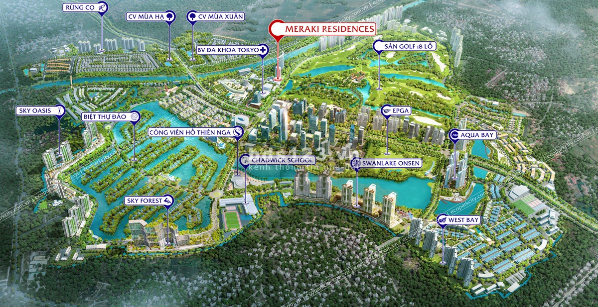 Bán chung cư Meraki Ecopark mới ra mắt Studio, 1, 2, 3PN giá chỉ 50 tr/m2. LH: 0915.015.556