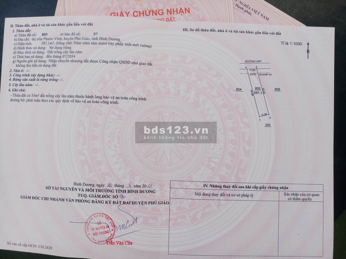Đất mặt tiền đường lớn Phú Giáo Bình Dương Giá rẻ 6 làn xe chạy