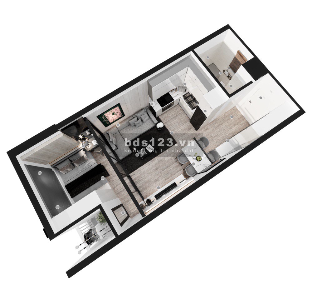 Bán căn hộ gần ngã 4 Gò Dưa thanh toán trả trước 135Tr