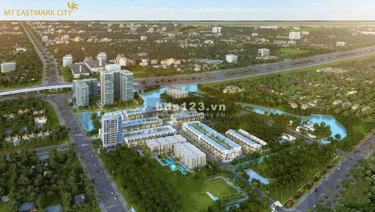 Bán căn hộ MT Eastmark City tầm nhìn trực diện sông diện tích 73.4m2 2PN 2WC liên hệ 0965696525