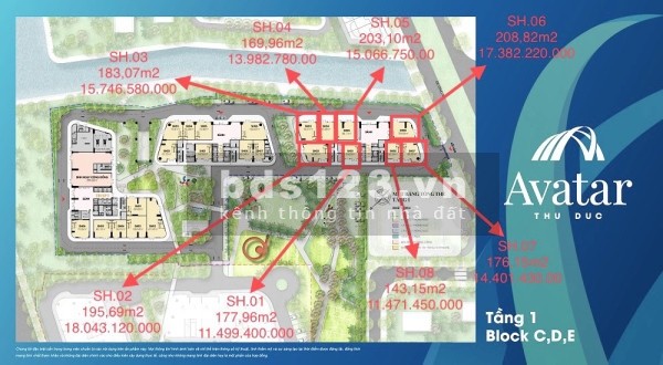 Suất nội bộ đặt cọc shophouse duy nhất Avatar Thủ Đức lh PKD 0898113938