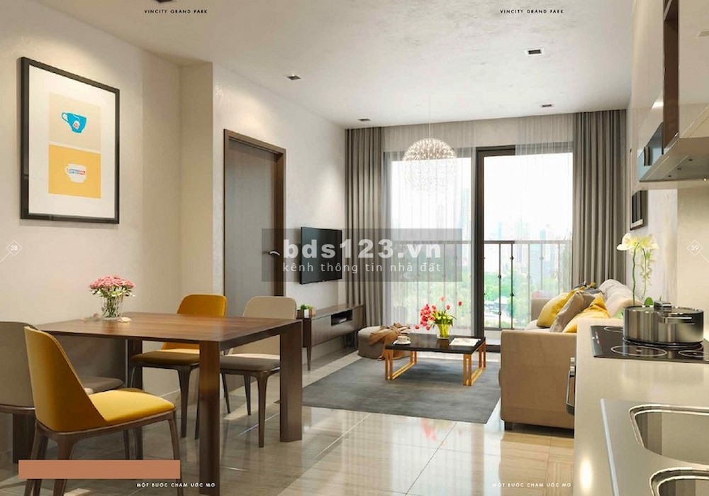 Bán căn hộ The Beverly Solari giá tốt 46.5m2 1PN, hỗ trợ ngân hàng 80%