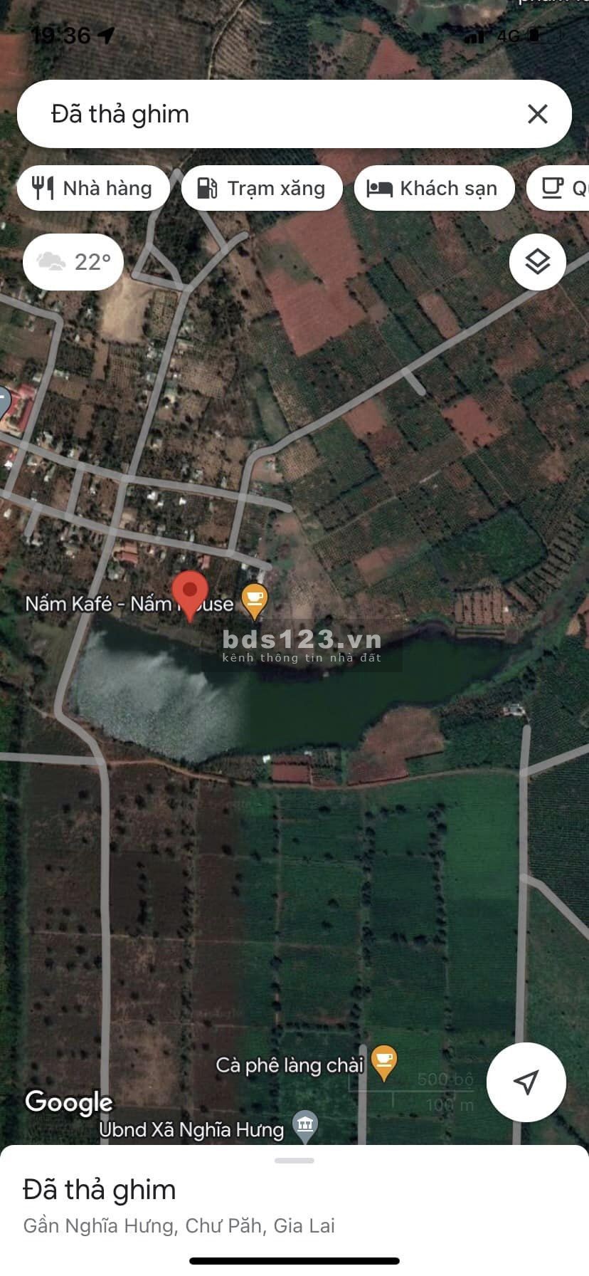 Bán lô đất 6x95 view hồ đường nhựa 8m trung tâm thị xã Nghĩa Hưng
